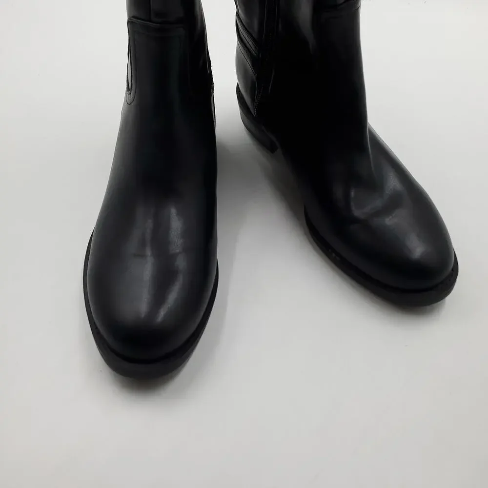 Tommy Hilfiger Ilia 4 Riding Boots Logo Women's Size 6